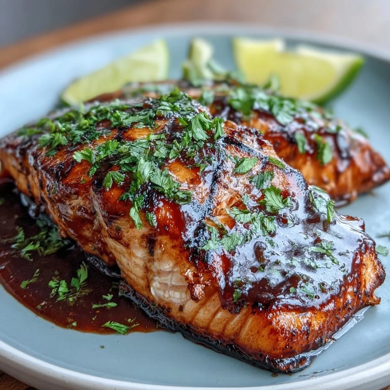 Juicy grilled salmon served with zesty strawberry salsa, red onion, and jalapeño. This colorful meal is light, fresh, and full of seasonal flavor.