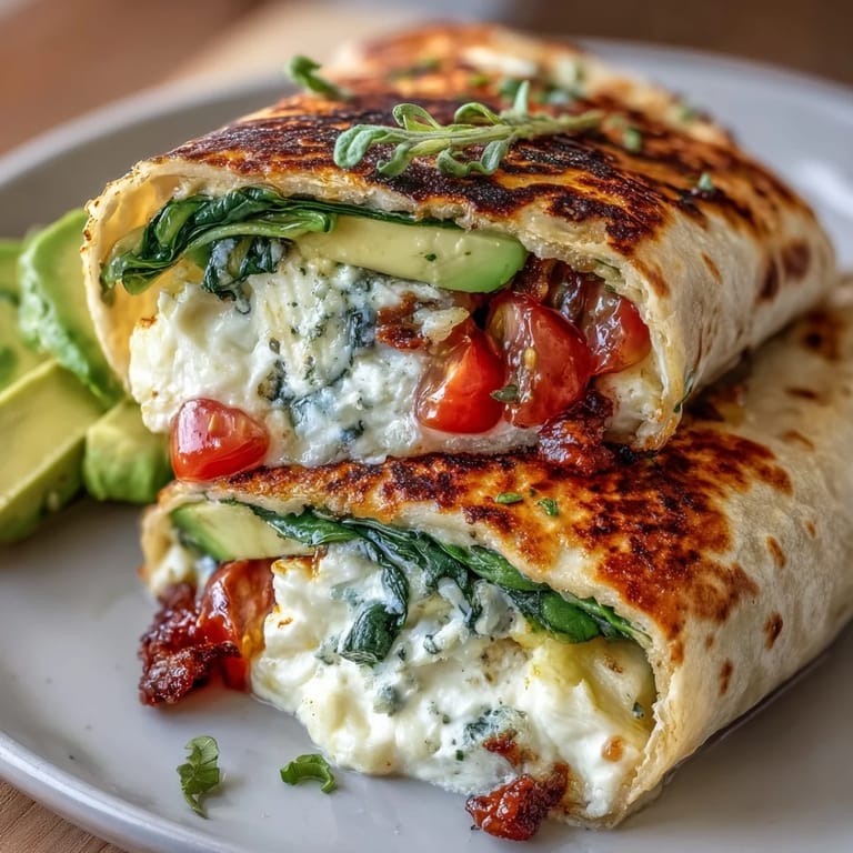 A quick 5-Minute Egg White Breakfast Wrap, perfect for a speedy healthy morning meal.