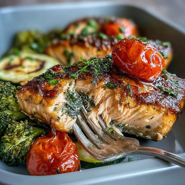 Fresh and vibrant clean eating high-protein meal featuring grilled salmon, chicken, and steamed greens.  
