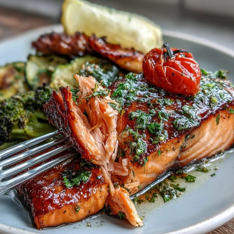 Wholesome high-protein dinner with baked chicken, salmon, and a medley of roasted vegetables for balanced nutrition.