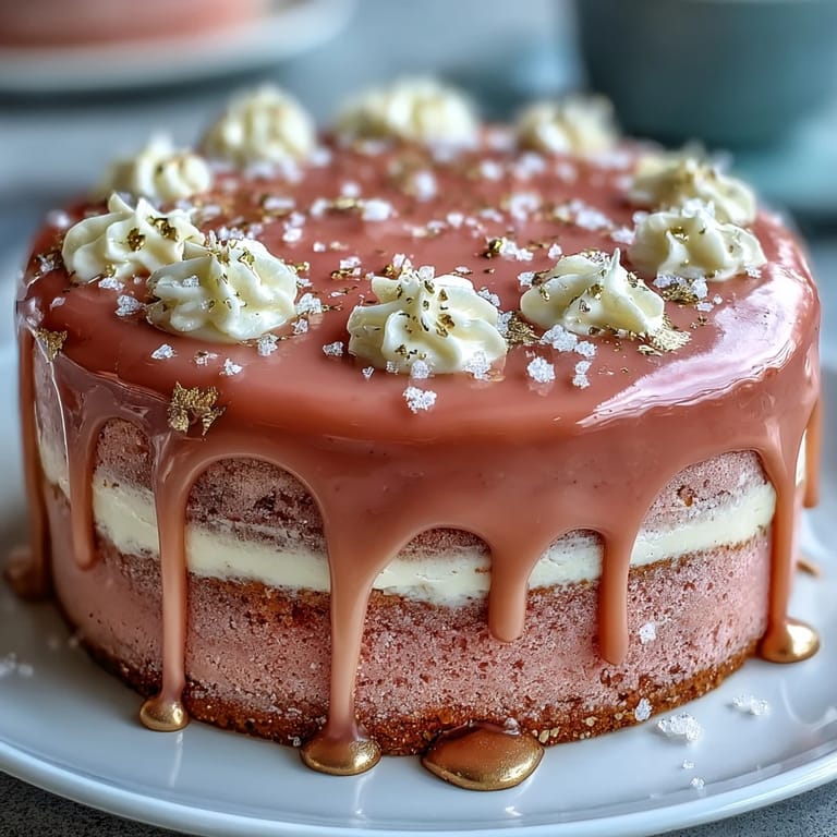 Slice of pink velvet rosé cake reveals tender blush layers and rich cream cheese frosting, perfect for bridal showers and special celebrations.  