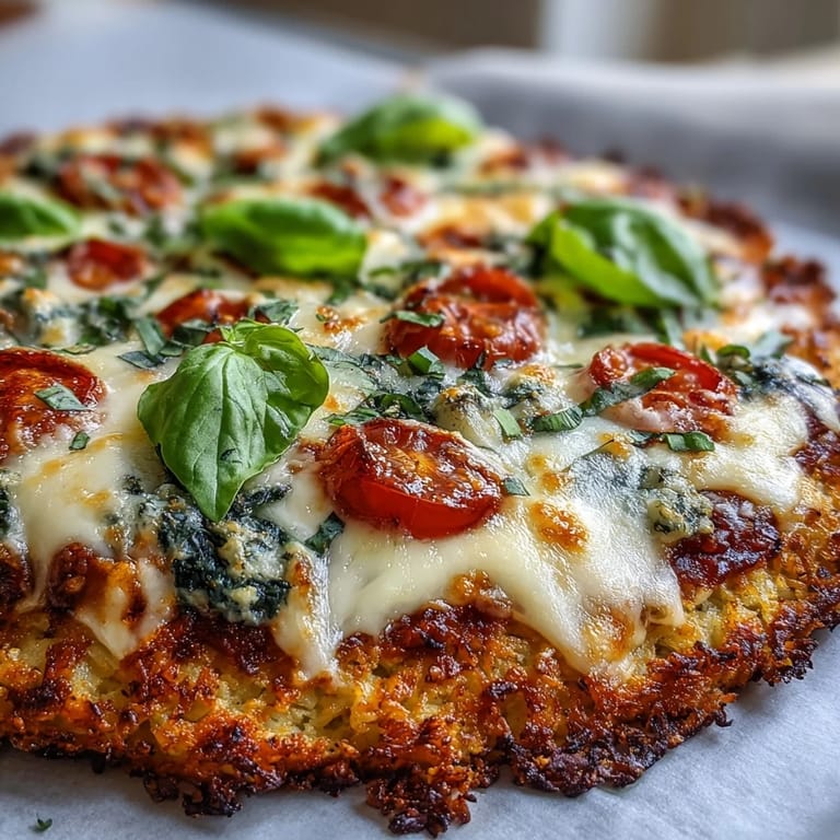 Crispy, gluten-free leftover rice pizza crust ready for your favorite toppings.